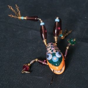 Cynthia Chuang Jewelry 10 Hand Made Frog Pin CRITT